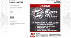 Desktop Screenshot of memberships.3gunnation.com